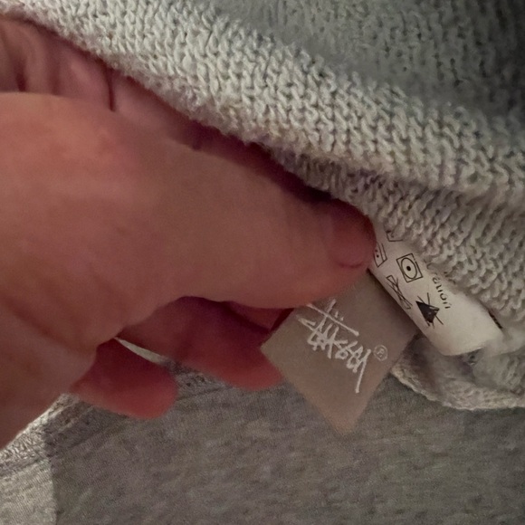 Stussy Worldwide Inc. Rare Heather Gray sweatshirt Vintage size L - Picture 5 of 5